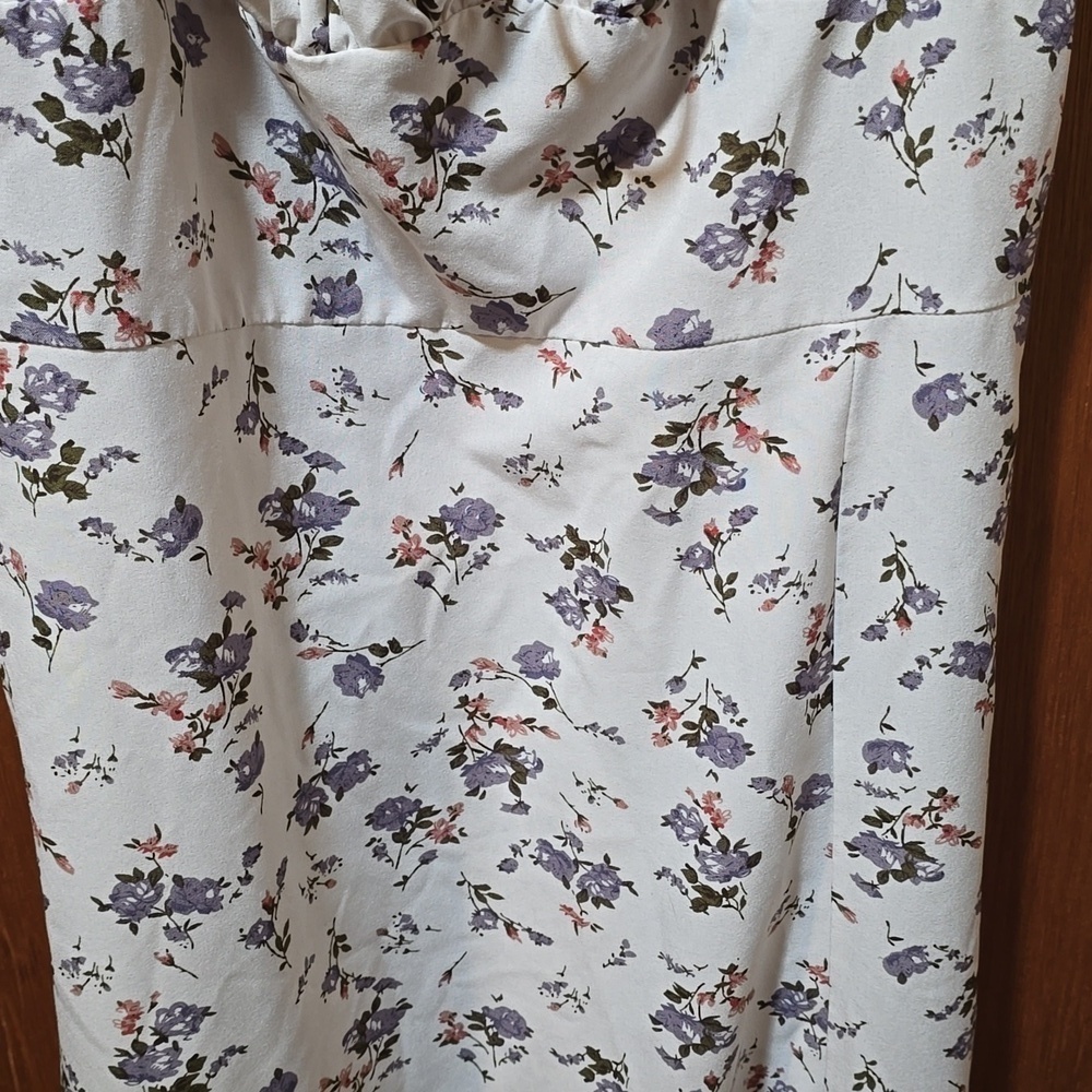 Floral Spaghetti Strap Maxi Dress - Picture 2 of 4